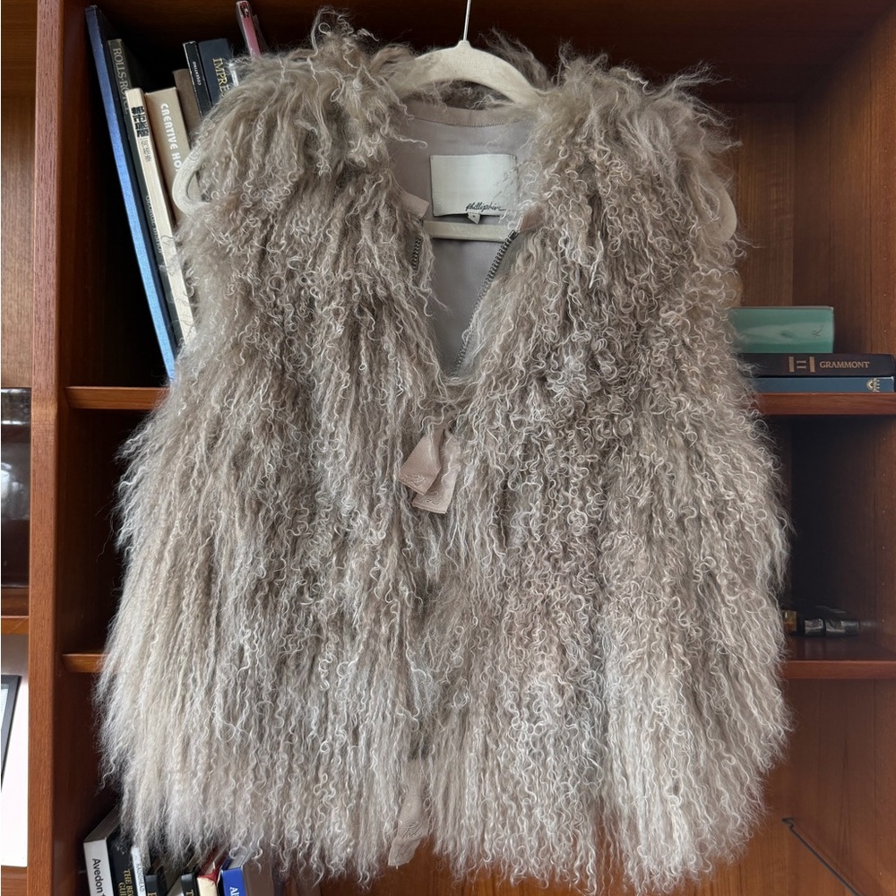 Phillip Lim Mongolian Lamb Fur Vest - Luxe Layering